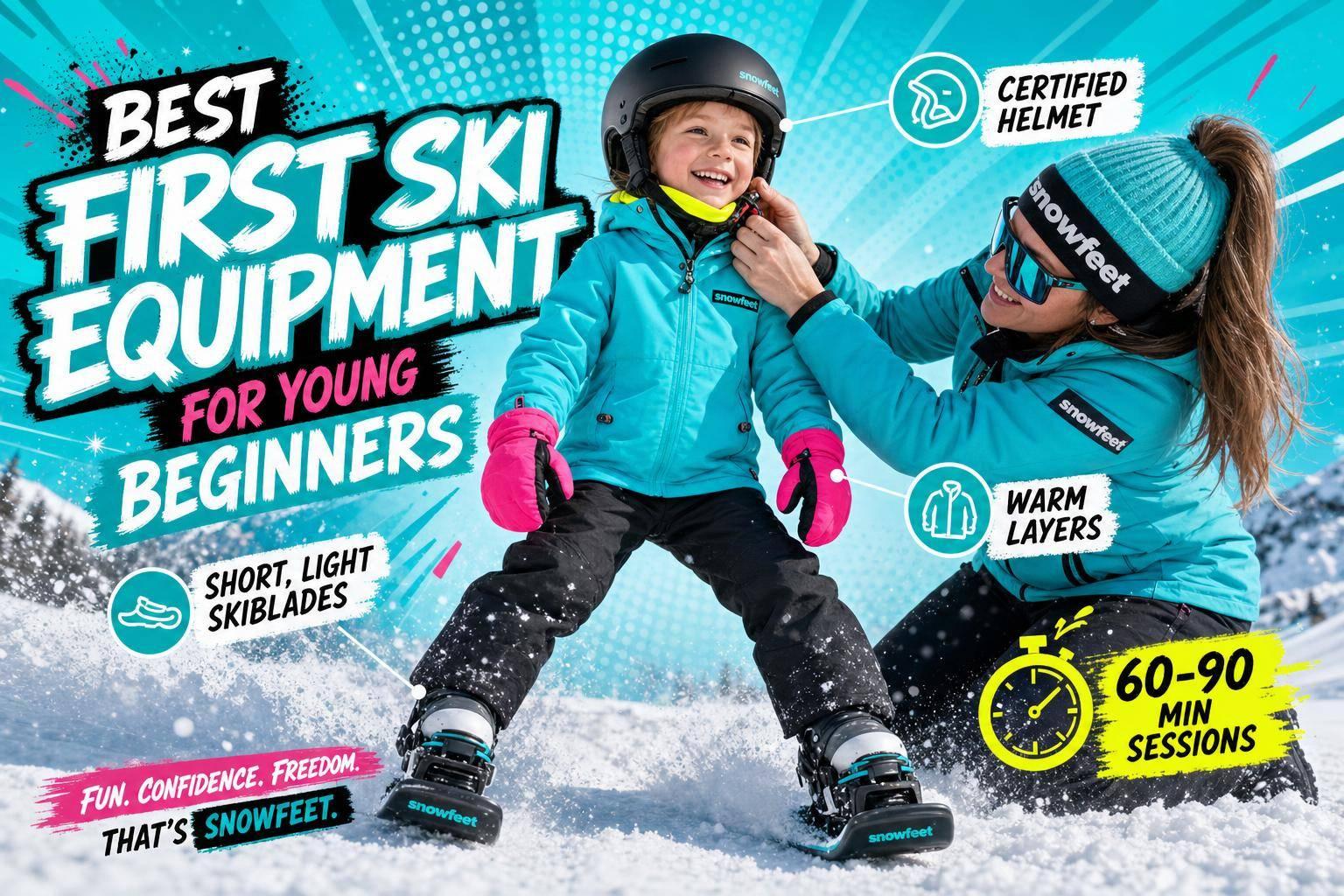 Best First Ski Equipment for Young Beginners - snowfeet*