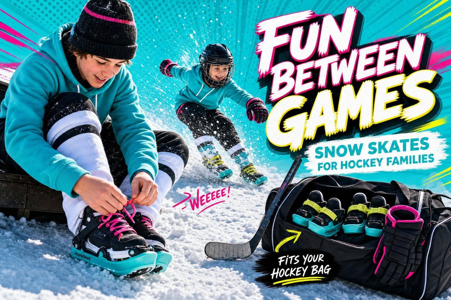 Snow Skates for Hockey Families: Fun Between Games - snowfeet*