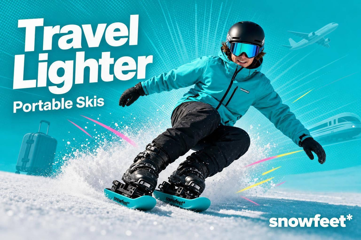 Why Portable Skis Make Winter Travel Easier - snowfeet*