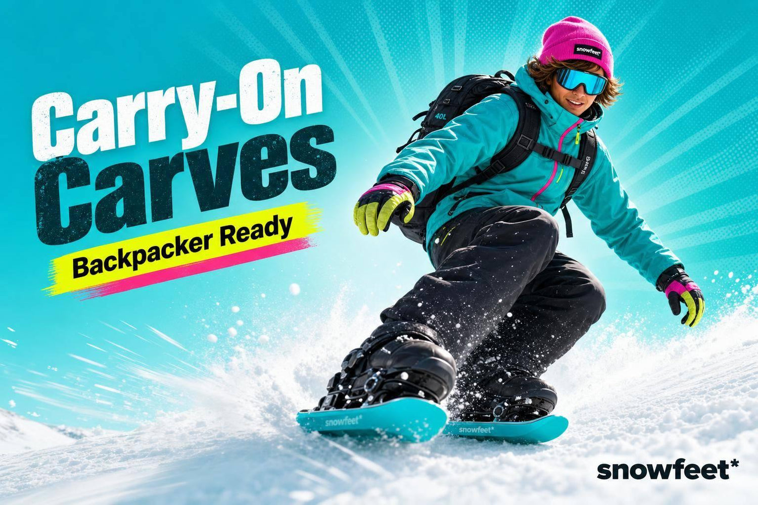 Best Ski Alternative for Backpackers and Travelers - snowfeet*
