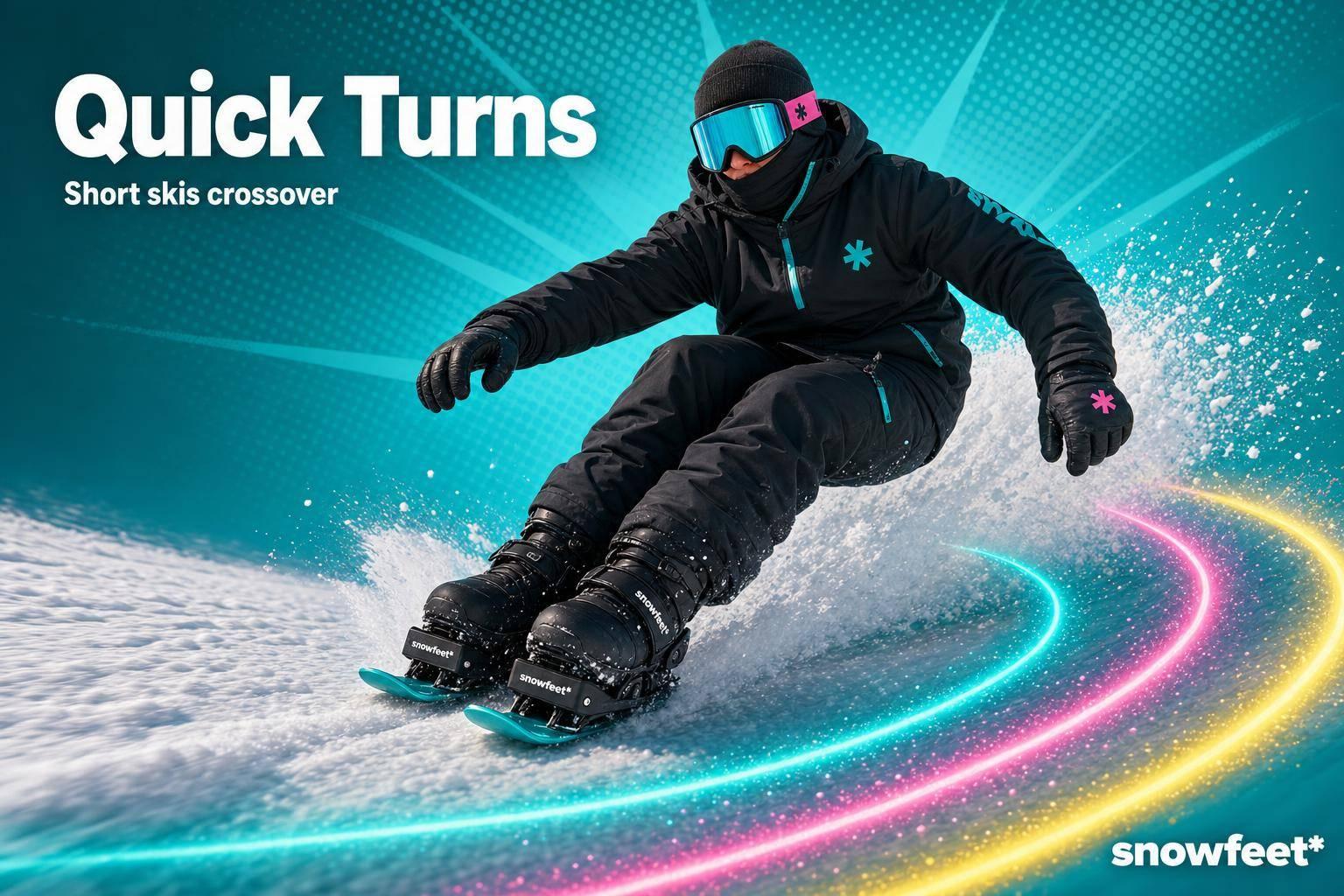 Why Snowboarders Like Short Skis for Quick Turns - snowfeet*
