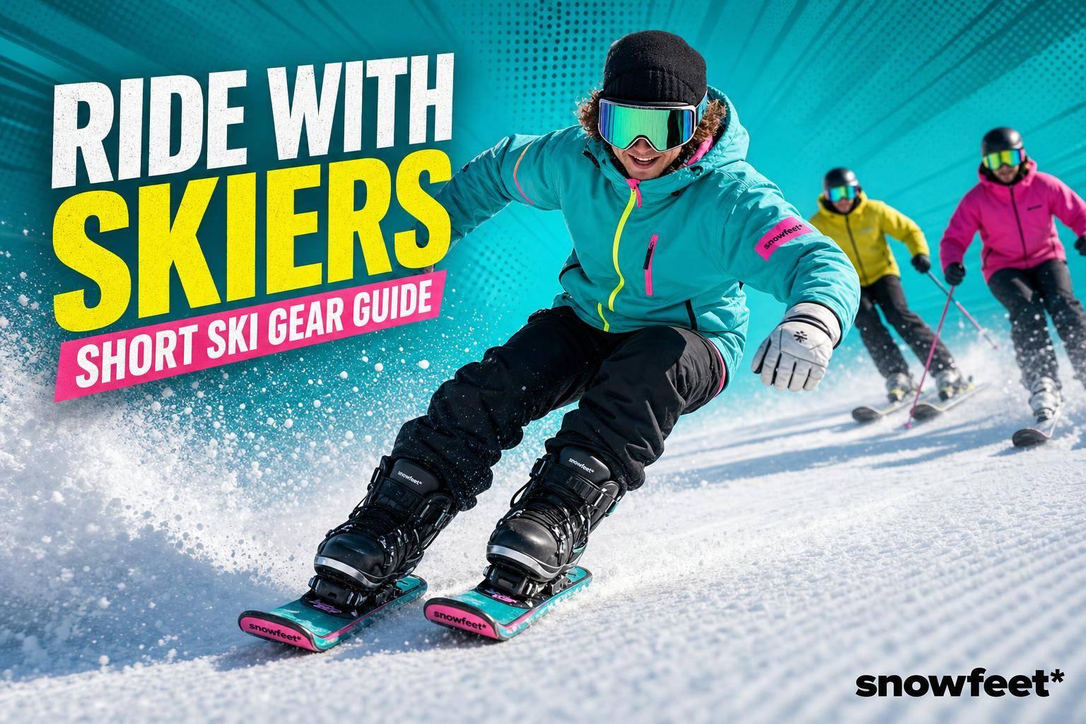 Best Ski Gear for Snowboarders Who Want to Ride With Skiing Friends - snowfeet*