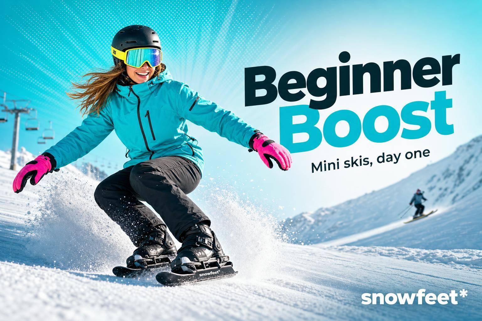 Are Mini Skis Good for First-Time Skiers? - snowfeet*