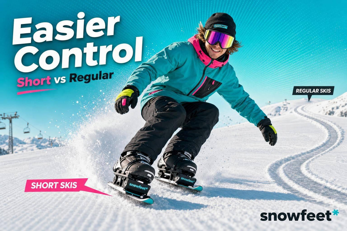 Short Skis vs Regular Skis: Which Is Easier to Control? - snowfeet*
