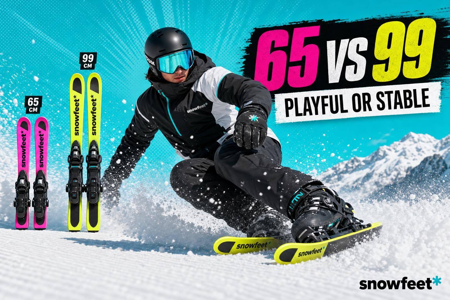65 cm vs 99 cm Skiblades: Which Size Is Better? - snowfeet*
