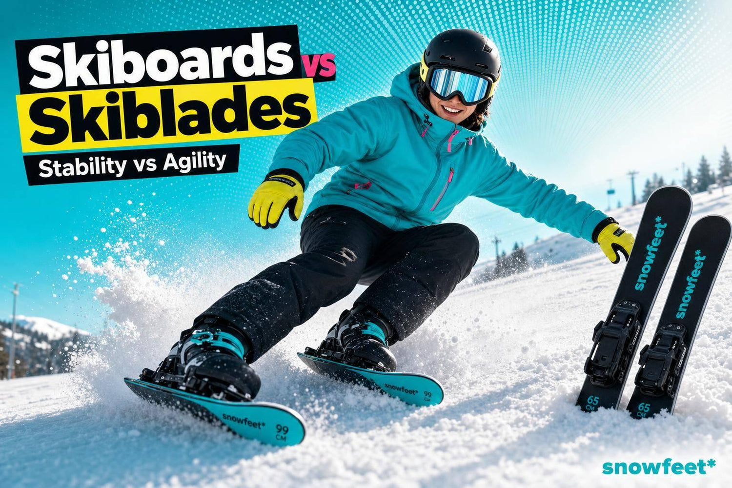 Skiboards vs Skiblades: Which Are Better for Beginners? - snowfeet*