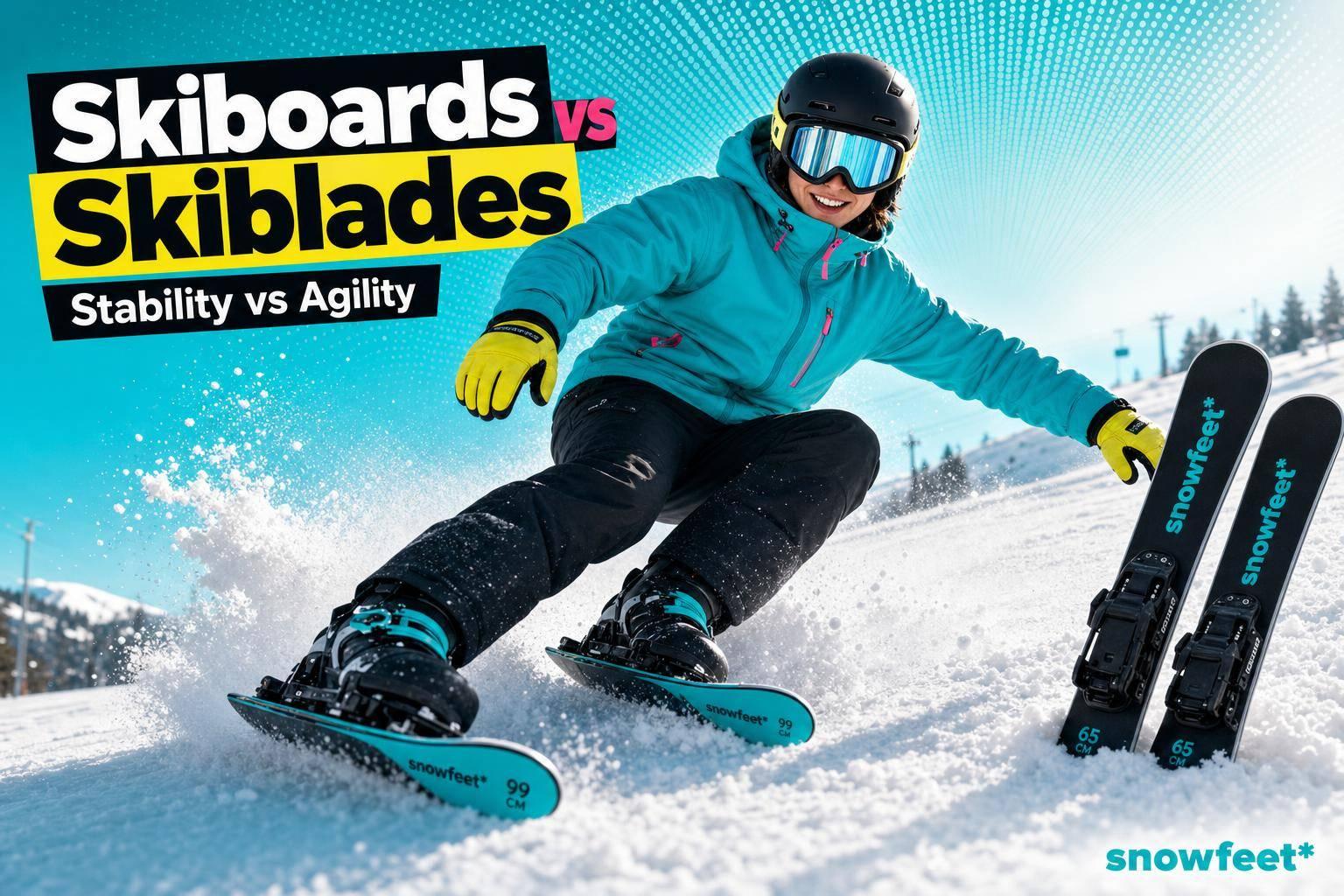 Skiboards vs Skiblades: Which Are Better for Beginners? - snowfeet*