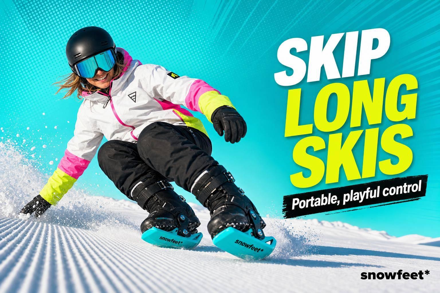 Best Ski Alternative for People Who Don’t Like Long Skis - snowfeet*