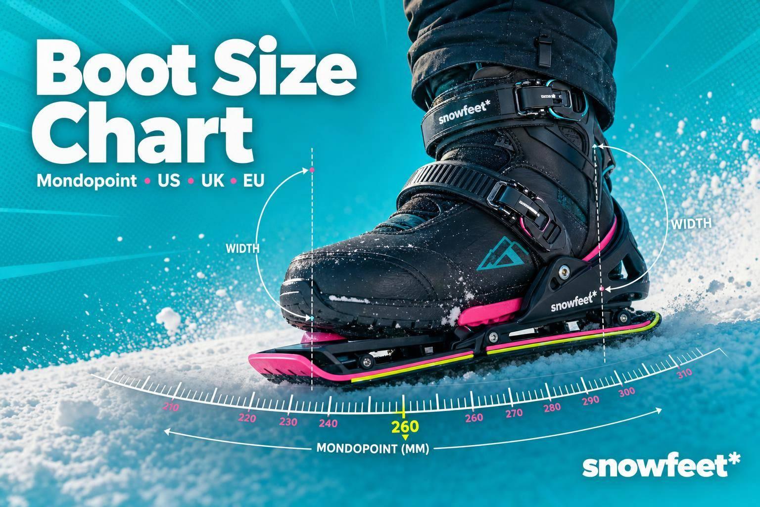 Ski Boot Size Chart - snowfeet*