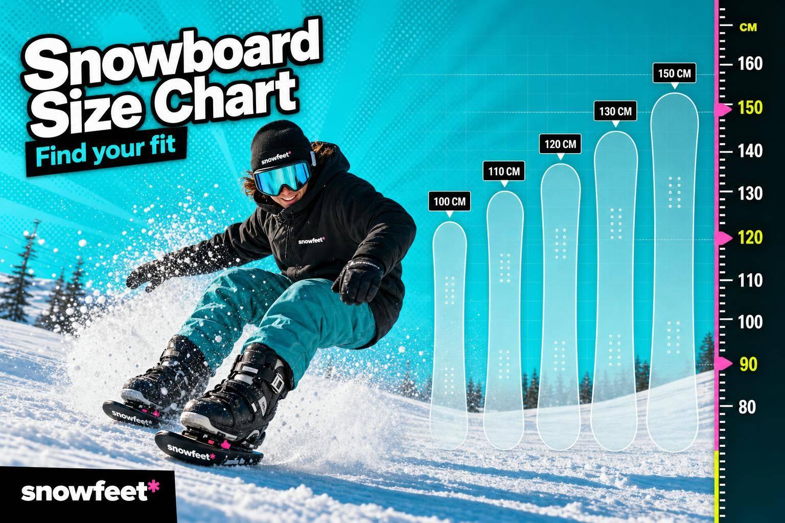 Snowboard Size Chart - snowfeet*