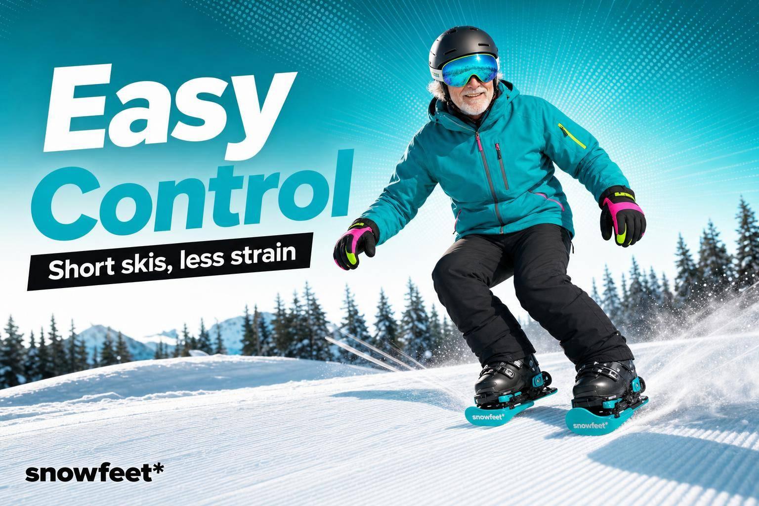 Best Short Skis for Seniors Who Want Easy Control - snowfeet*