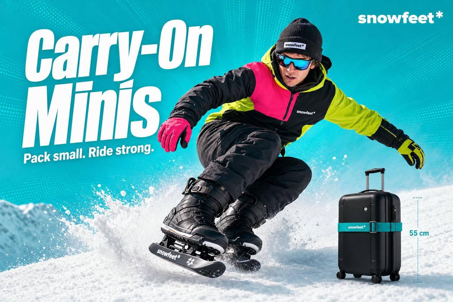 Best Mini Skis for Travel and Carry-On - snowfeet*