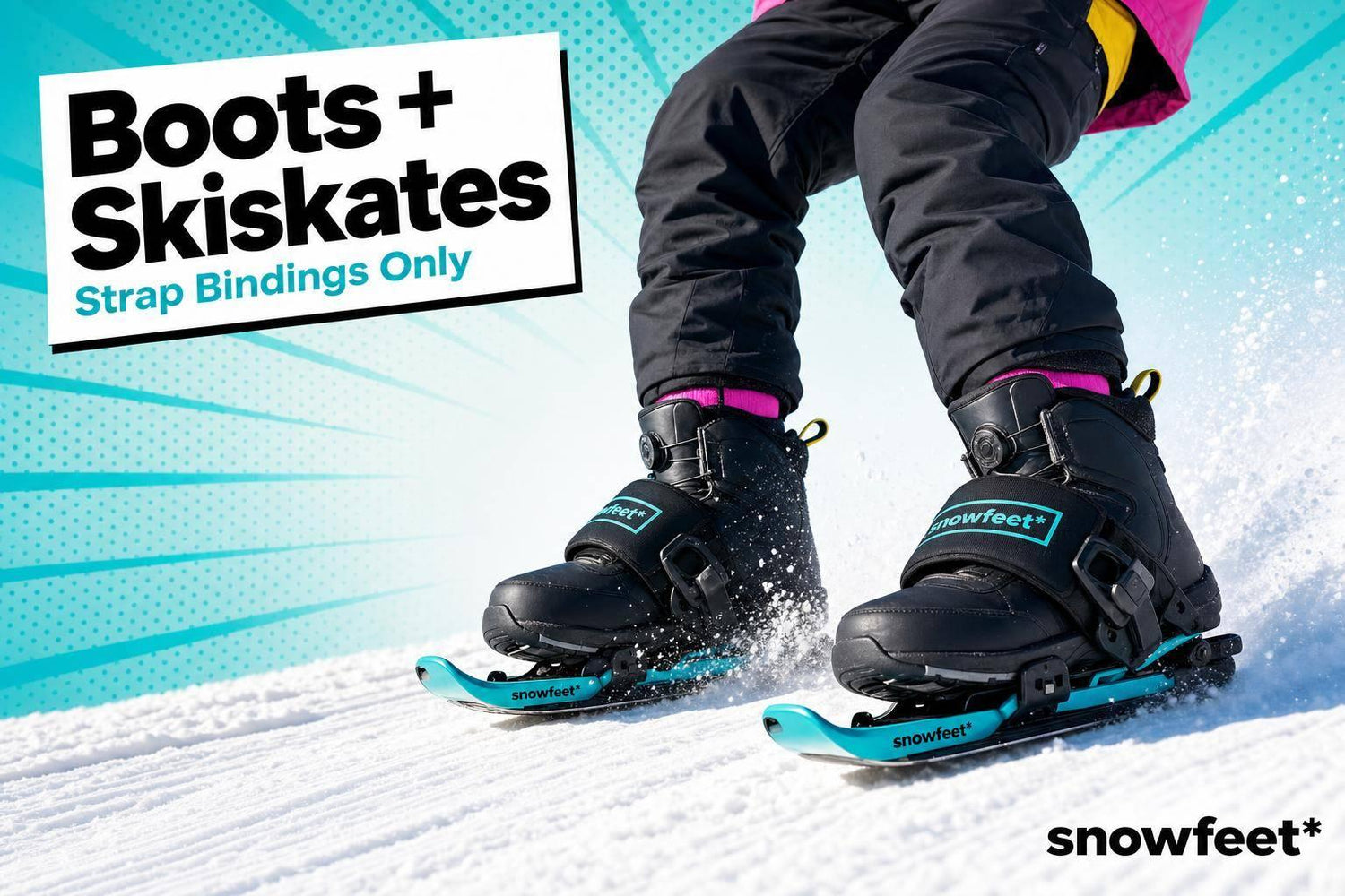 Can You Use Snowboard Boots With Skiskates? - snowfeet*
