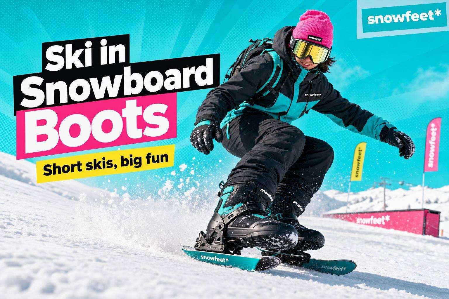 Skiing With Snowboard Boots: Is It Possible? - snowfeet*