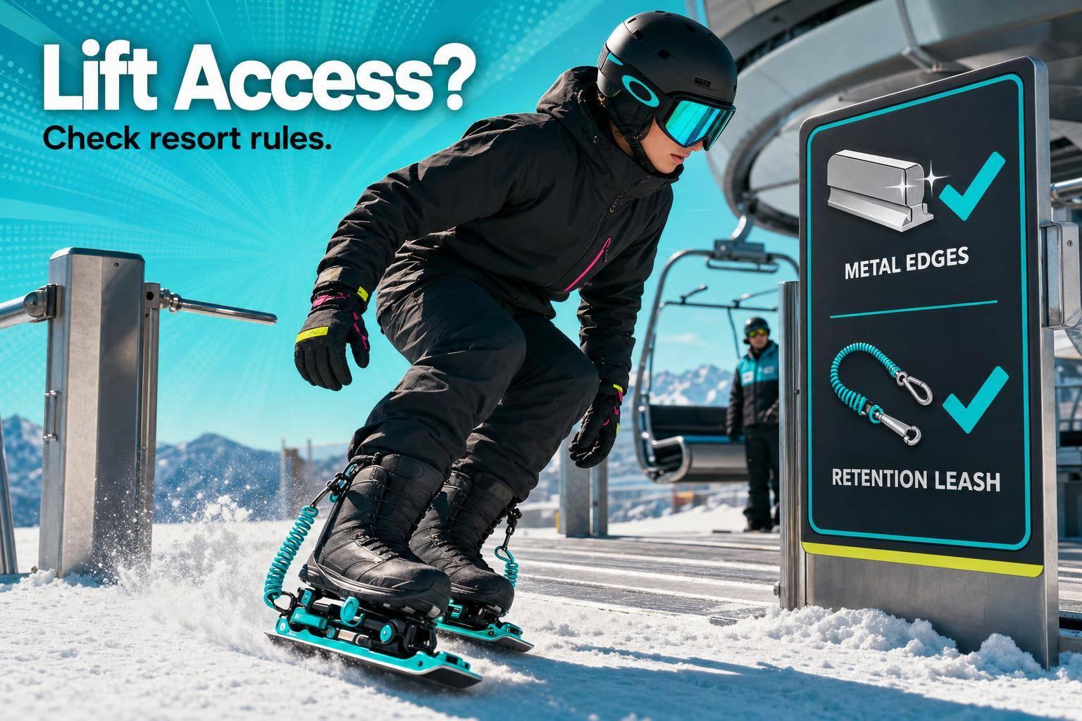 Are Skiblades Allowed on Chairlifts? - snowfeet*