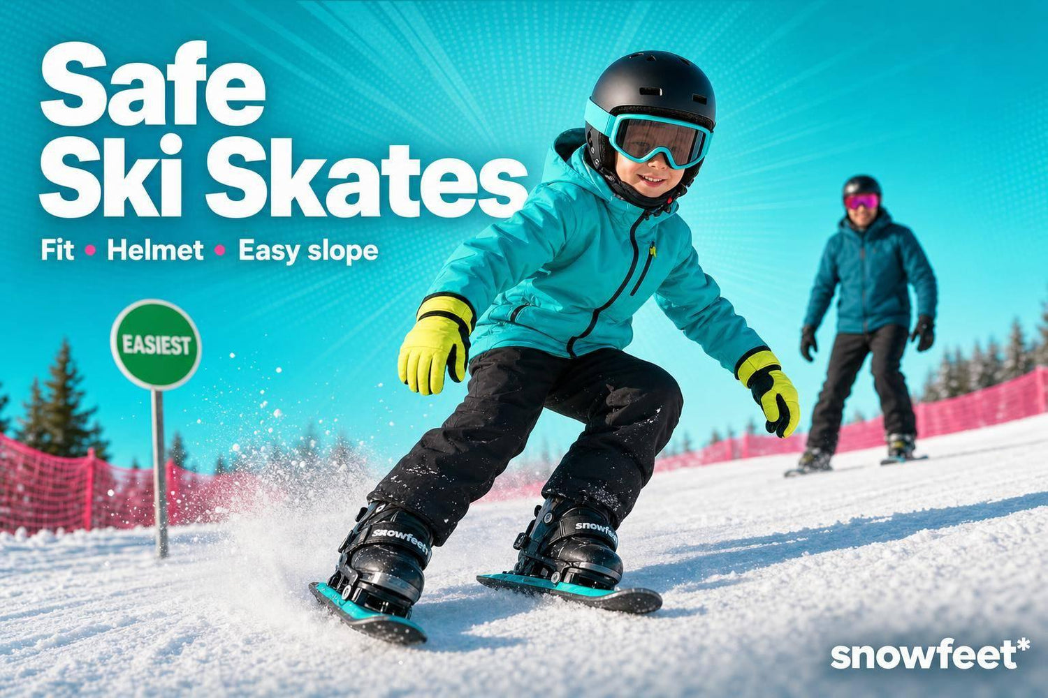 Are Ski Skates Safe for Kids? A Parent's Guide - snowfeet*