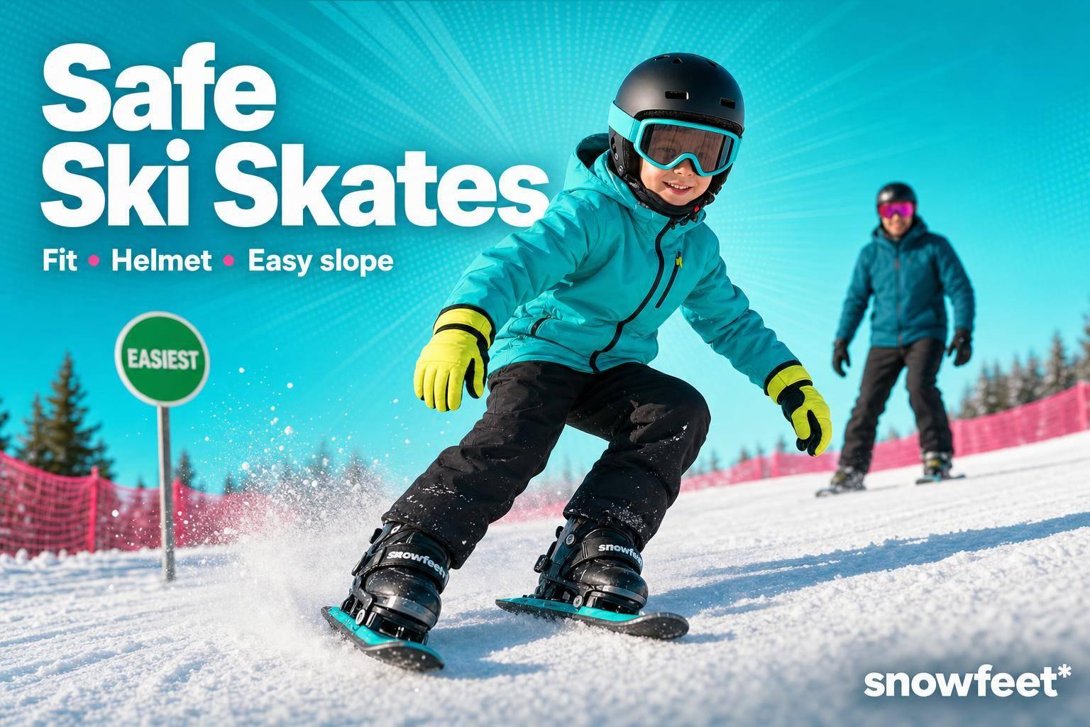 Are Ski Skates Safe for Kids? A Parent's Guide - snowfeet*