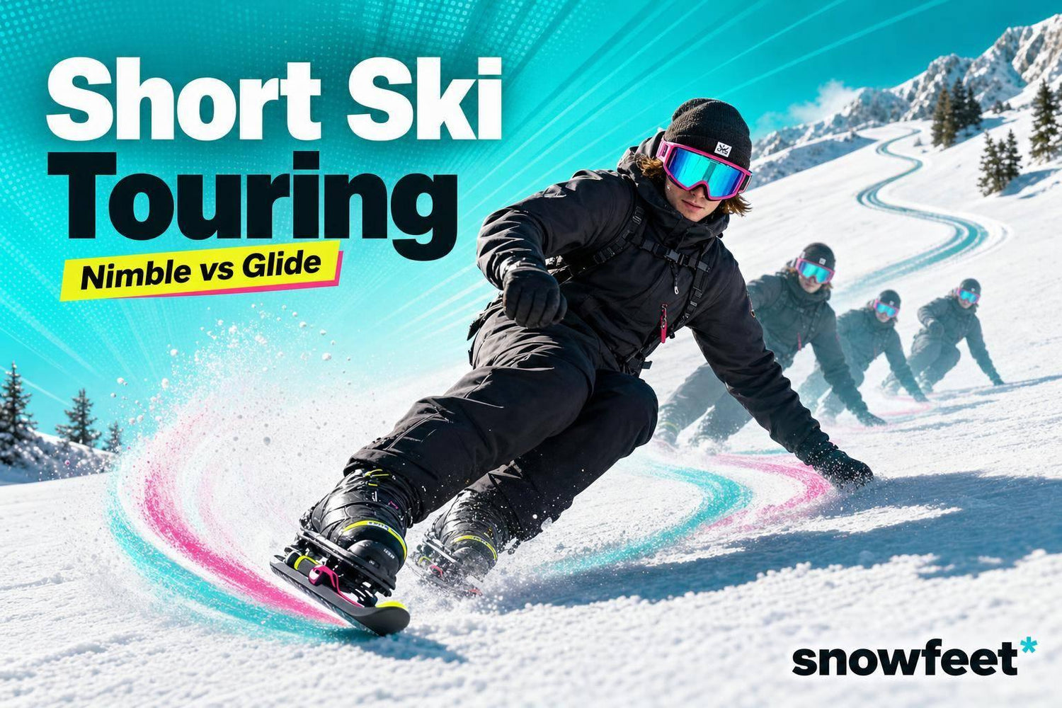 Touring on Short Skis: Can WALKSKI Replace Touring Skis? - snowfeet*