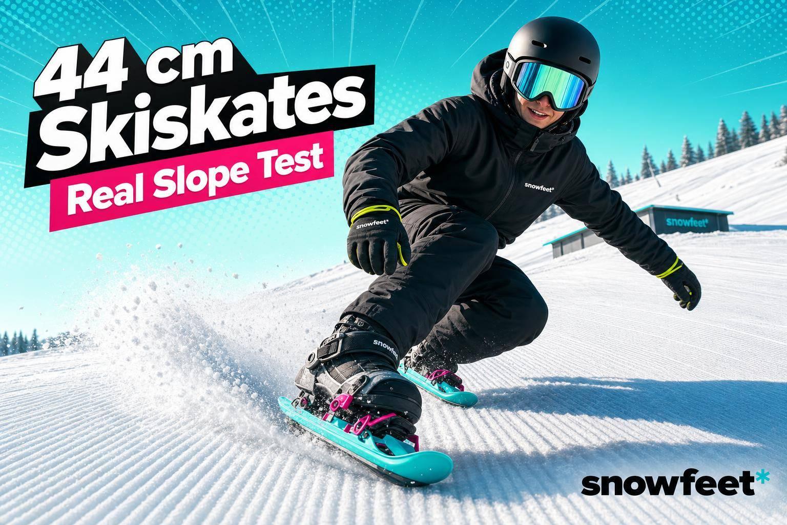 Honest Review: 44 cm Skiskates on Real Ski Slopes - snowfeet*