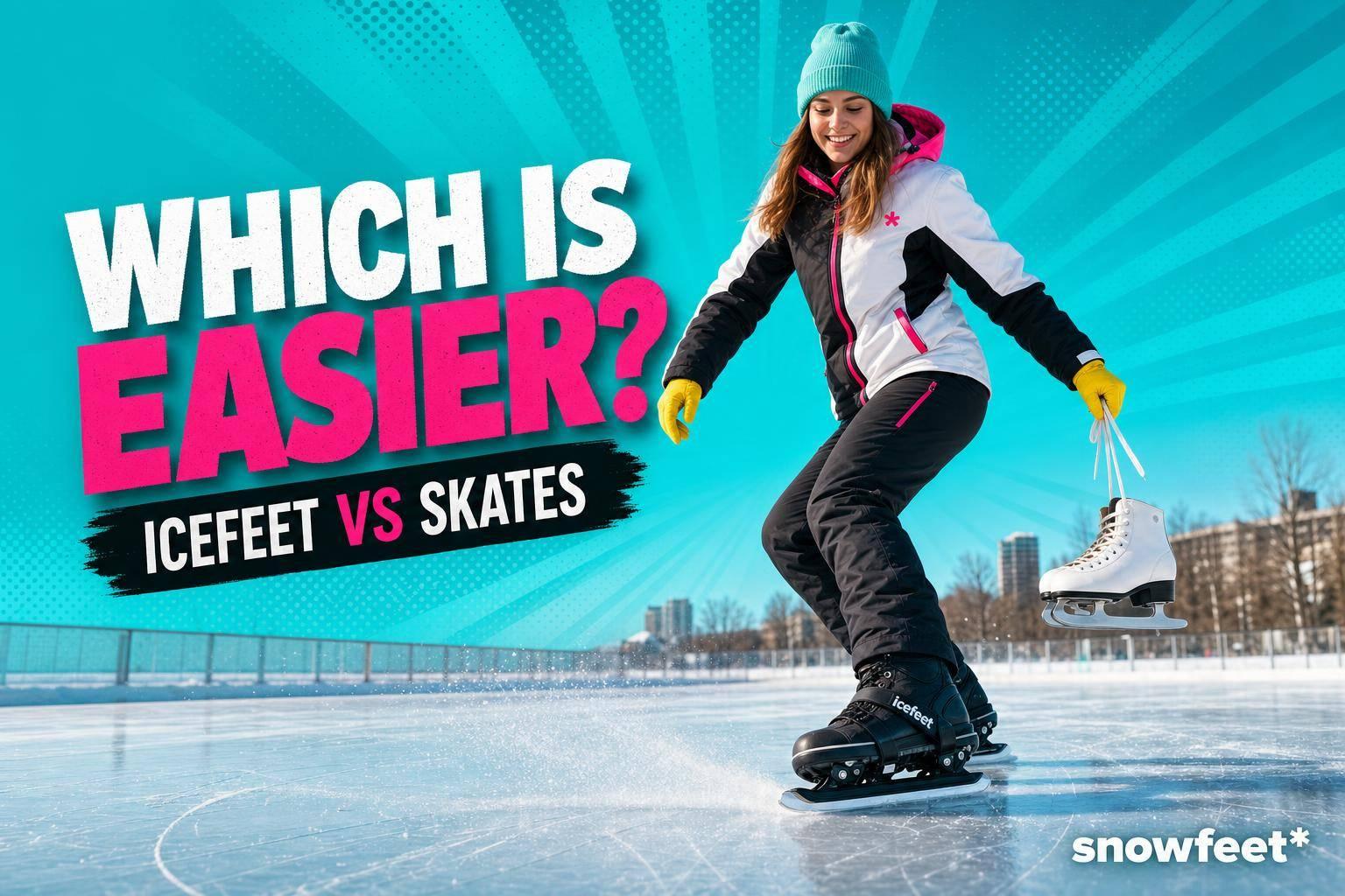 Icefeet vs Traditional Ice Skates: Which Is Easier - snowfeet*