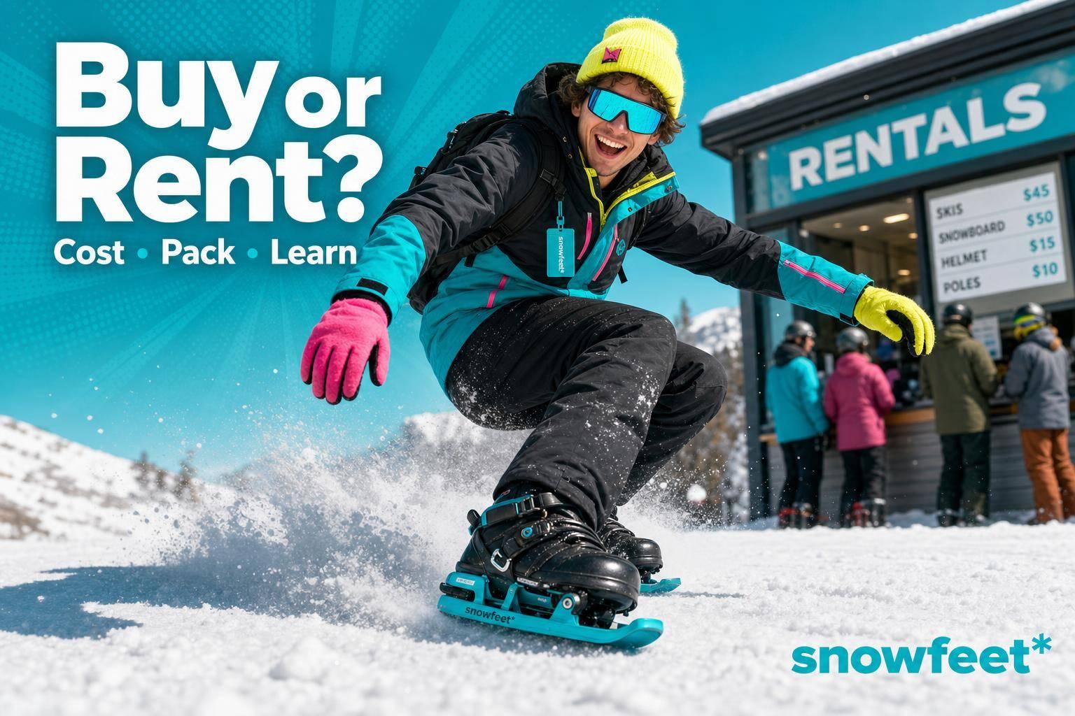 Snowfeet vs Renting Gear on a Ski Trip - snowfeet*