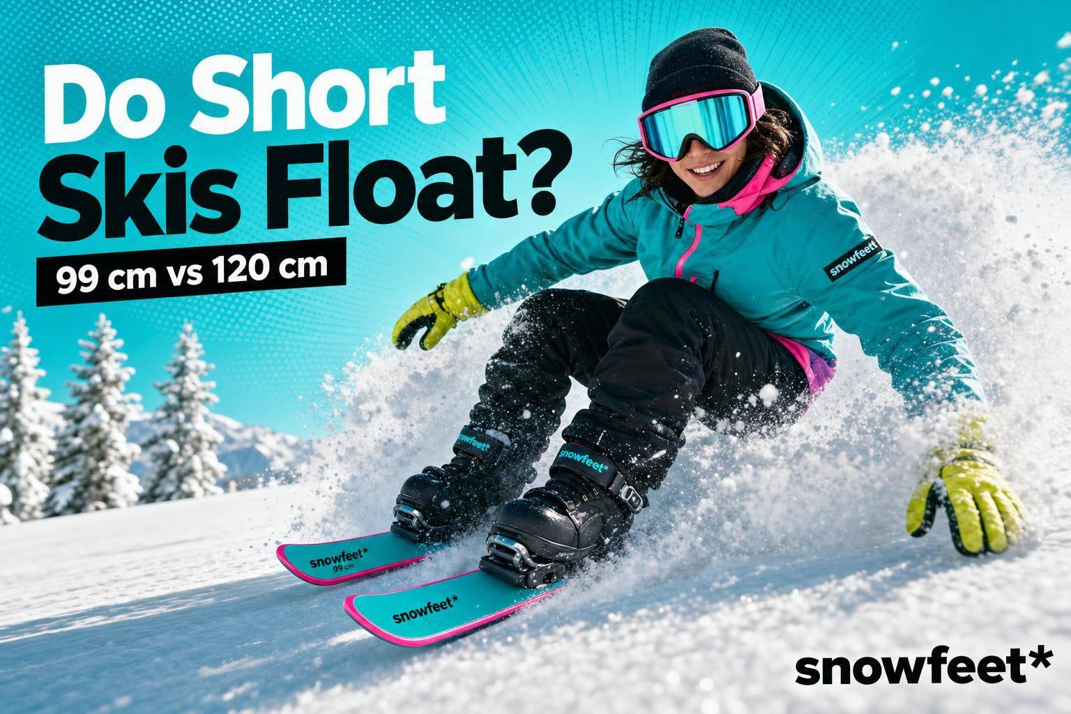 Powder Skiblades vs Powder Skis: Do Short Skis Float? - snowfeet*