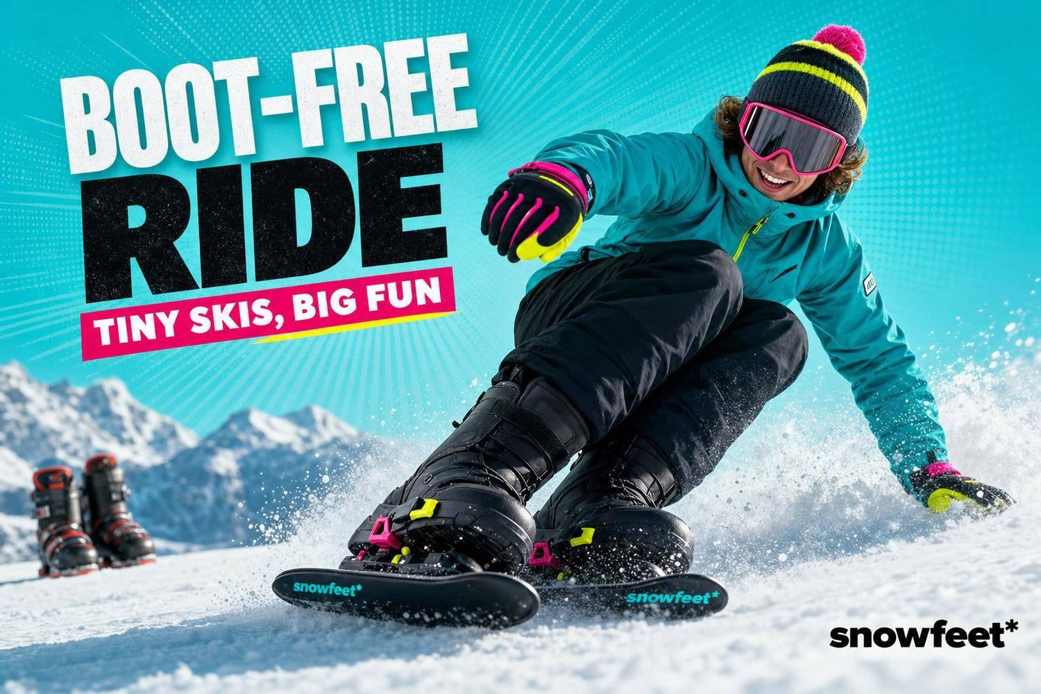 Best Ski Alternative for People Who Hate Ski Boots - snowfeet*