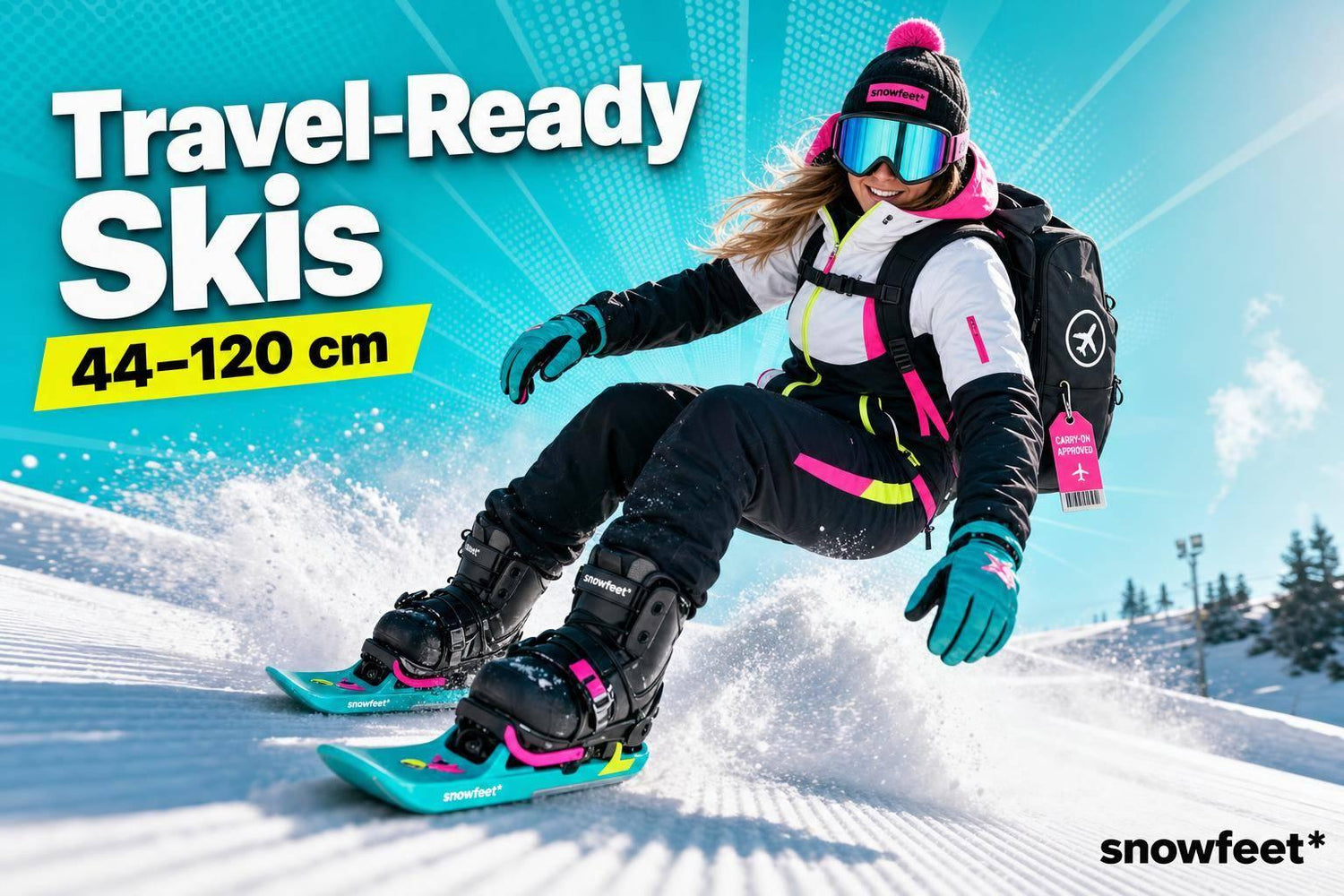 Best Short Skis for Flying and Travel - snowfeet*