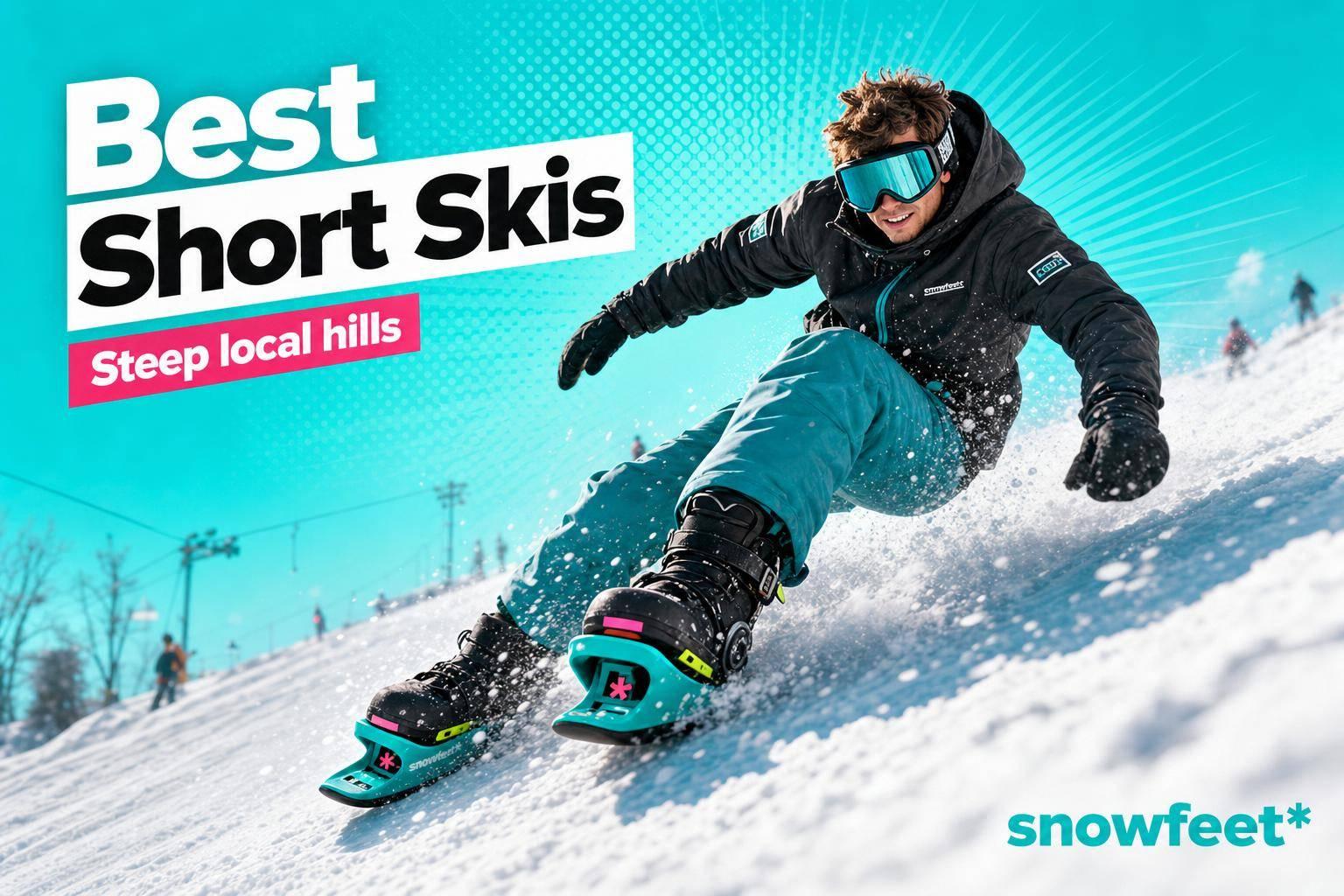 Best Short Skis for Steep Local Hills - snowfeet*