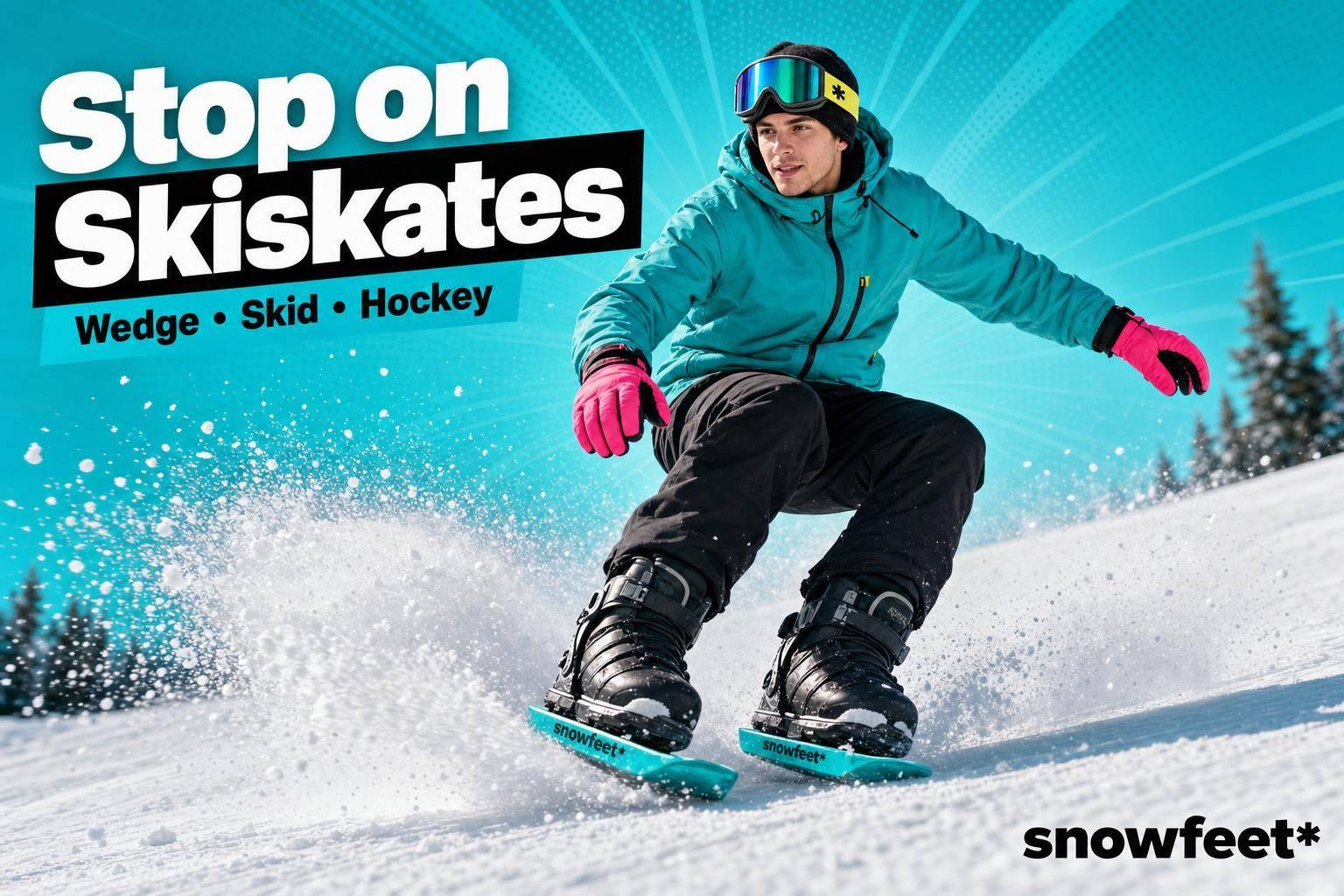 How Do You Stop on Skiskates? - snowfeet*