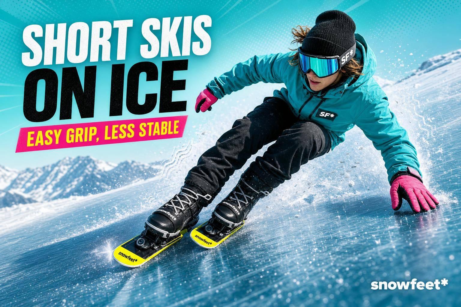 Are Short Skis Harder on Ice? - snowfeet*
