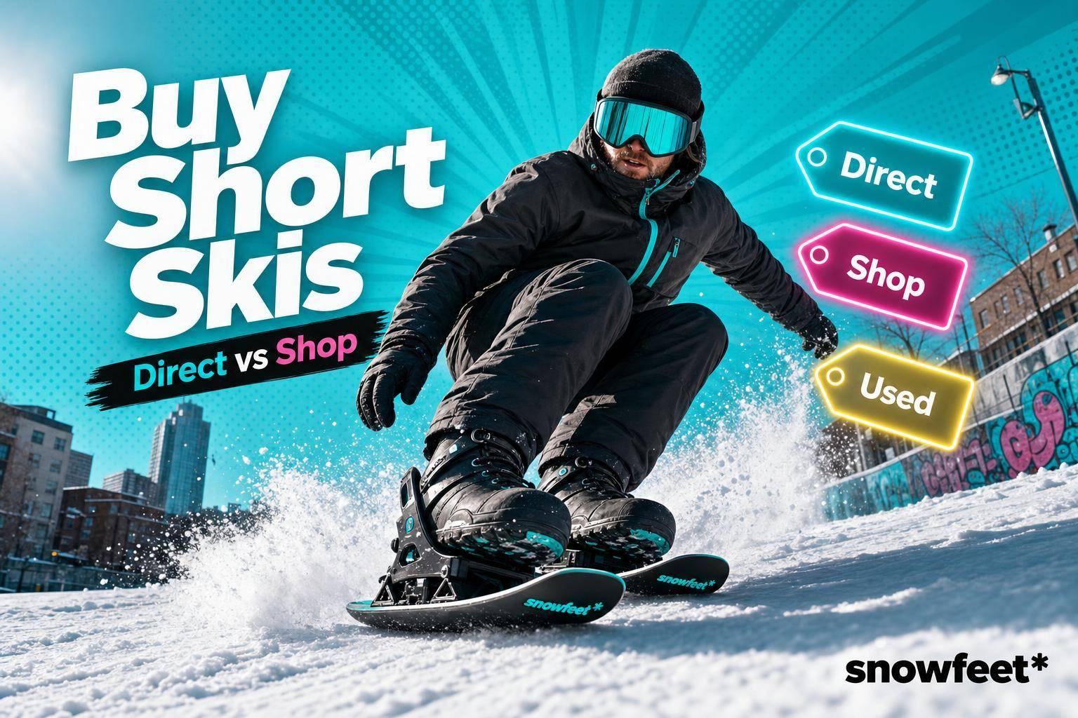 Where to Buy Short Skis for Adults - snowfeet*
