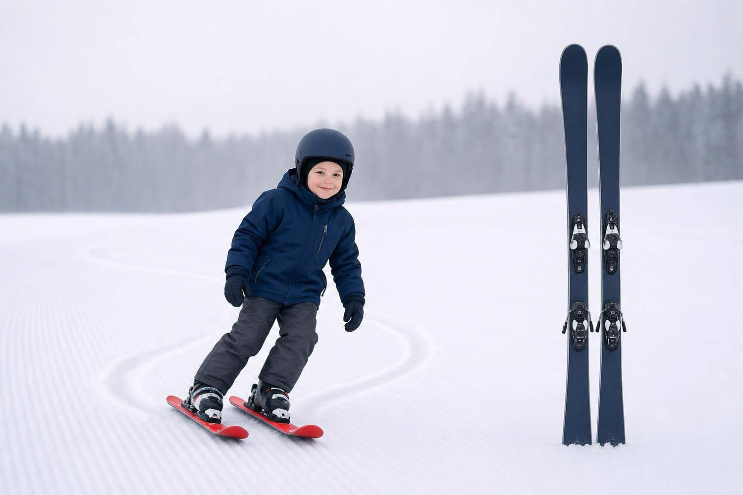 Are Short Skis Easier for Kids to Learn? - snowfeet*