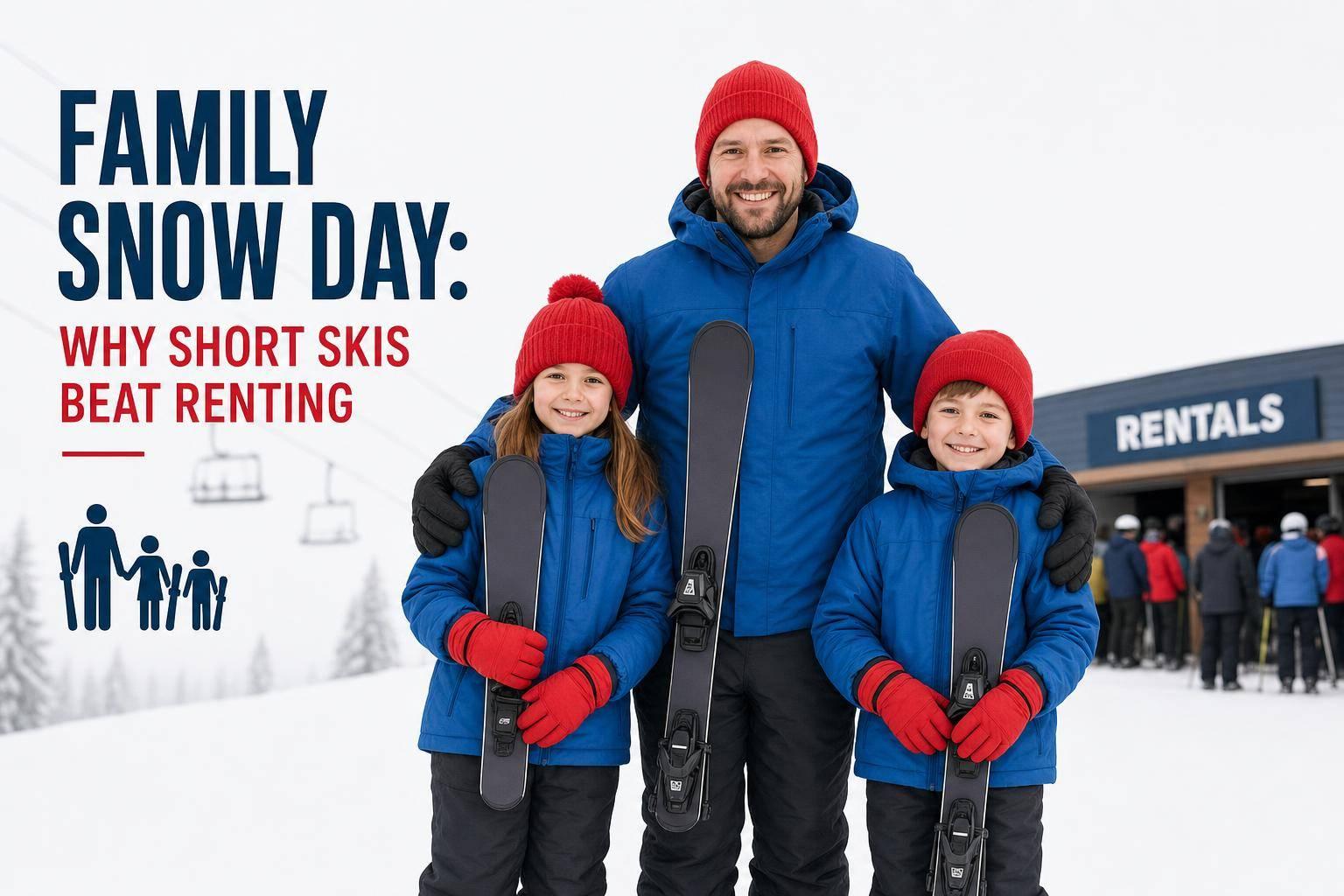 Family Snow Day: Why Short Skis Beat Renting - snowfeet*