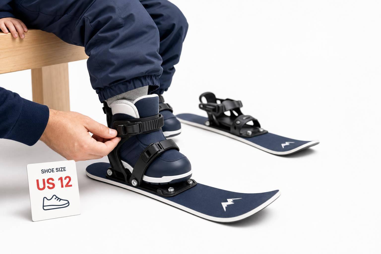 Mini Skis for Kids: Sizing by Shoe Size - snowfeet*