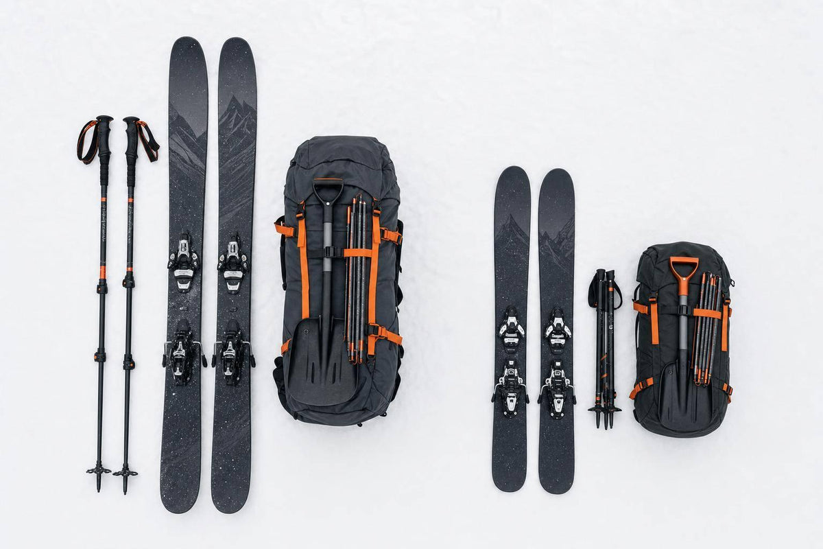 Backcountry Skiing Without Heavy Touring Gear - snowfeet*