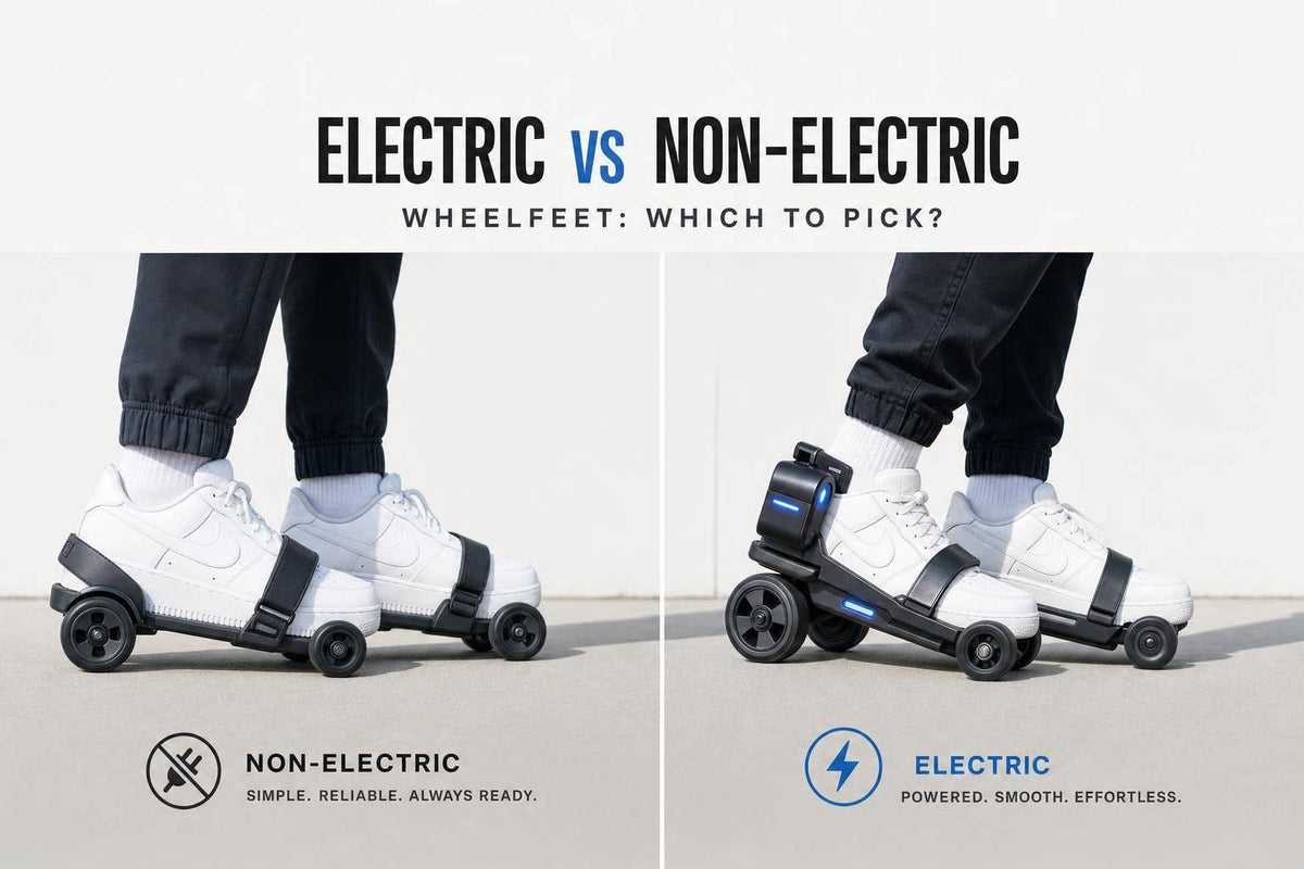 Electric vs Non-Electric Wheelfeet: Which to Pick - snowfeet*