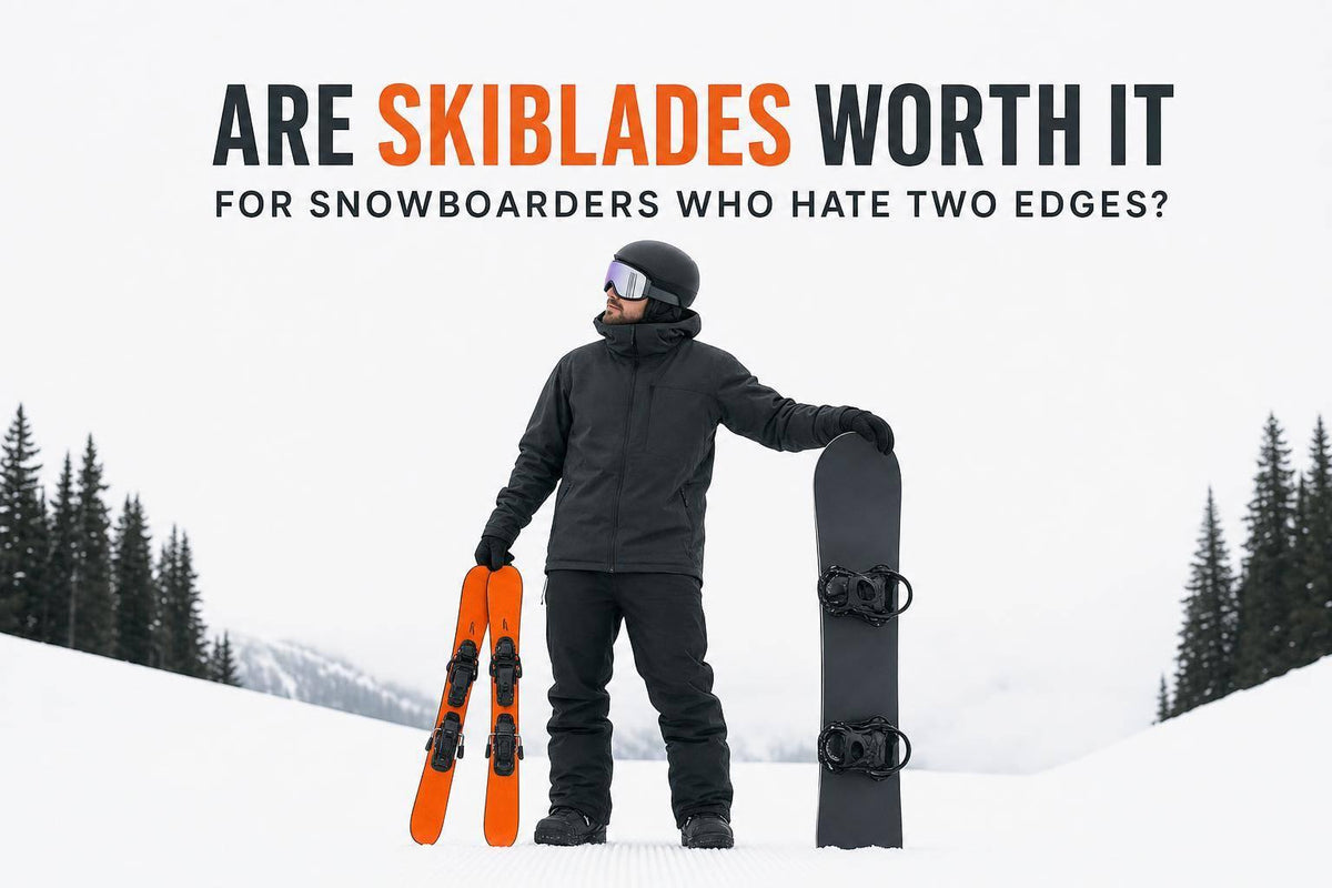 Are Skiblades Worth It for Snowboarders Who Hate Two Edges? - snowfeet*
