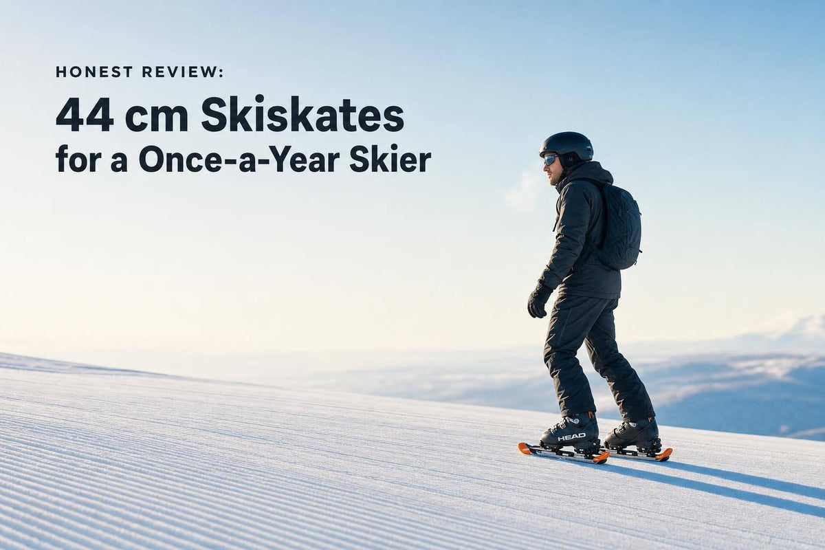 Honest Review: 44 cm Skiskates for a Once-a-Year Skier - snowfeet*