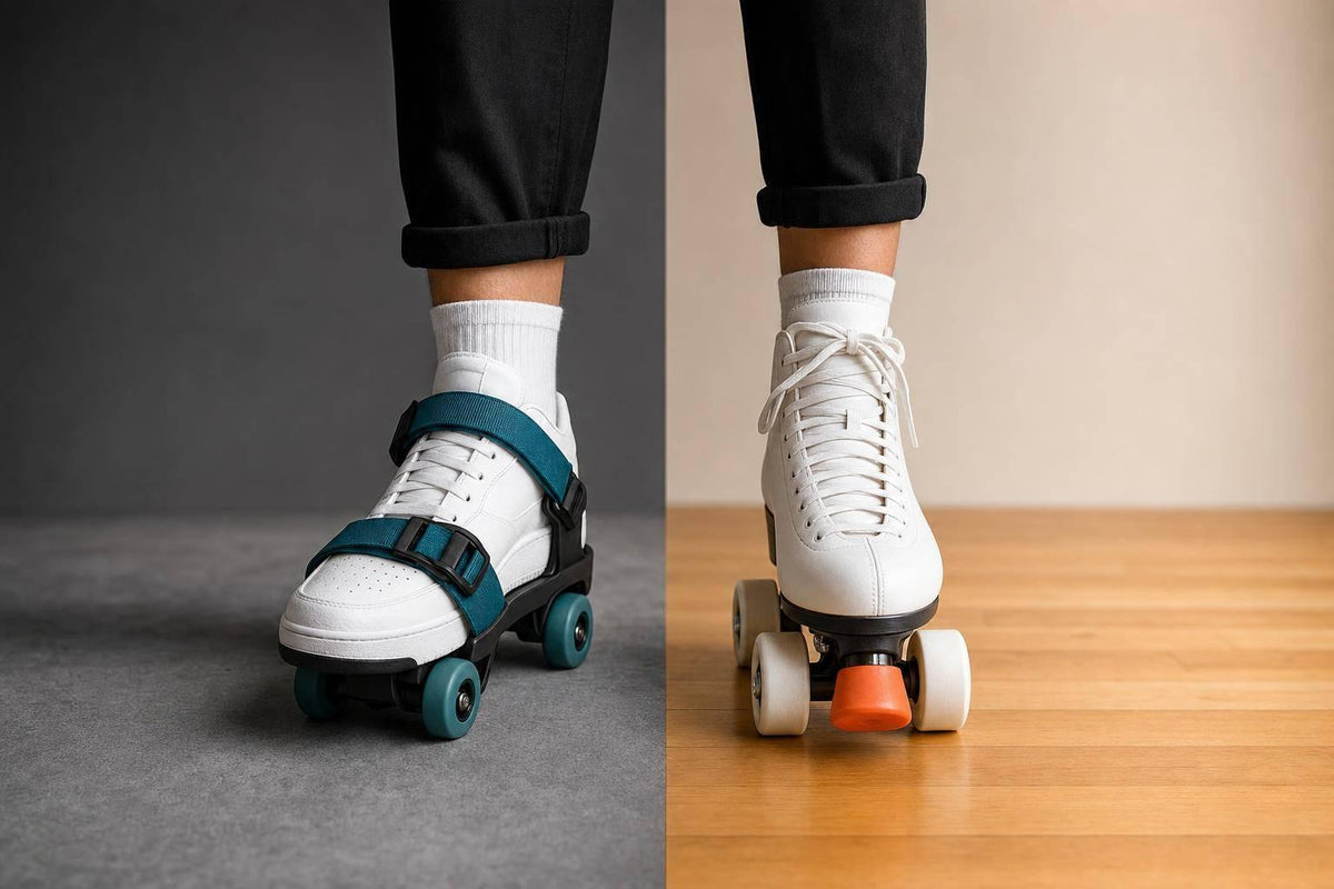 Wheelfeet vs Roller Skates: Strap-On or Standalone? - snowfeet*