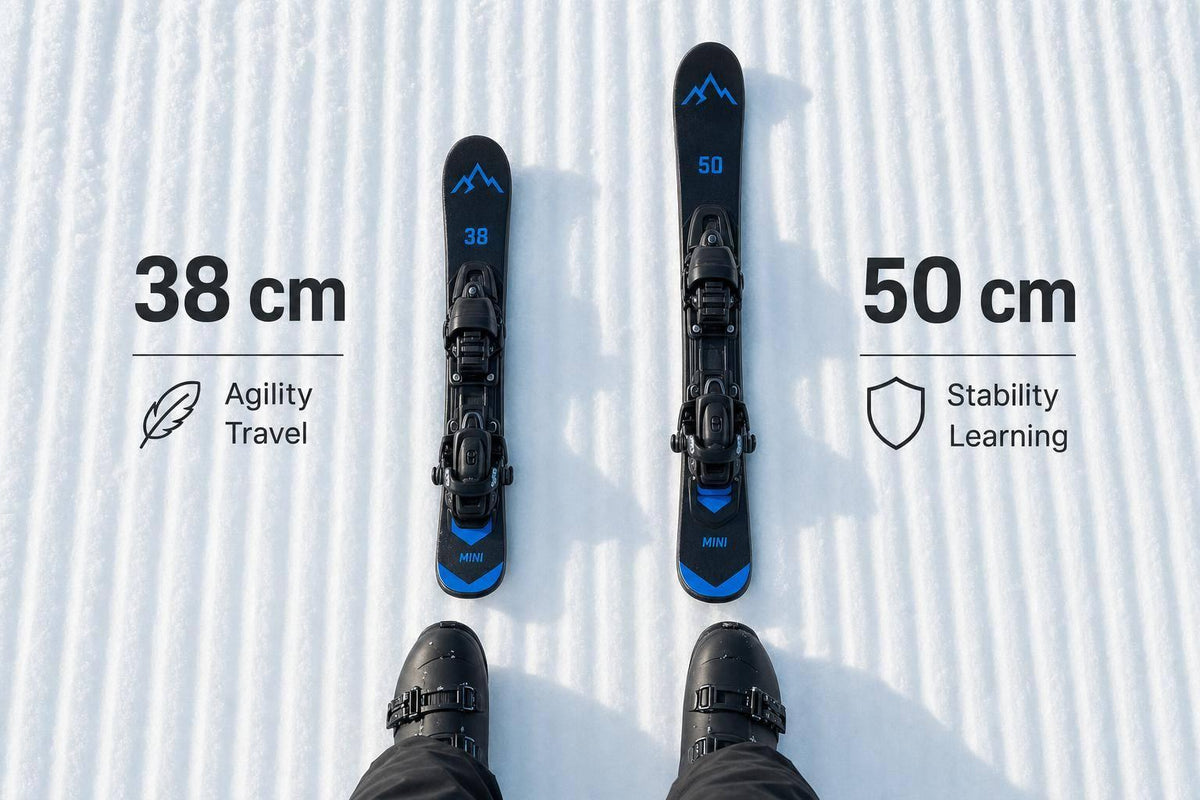 38 cm vs 50 cm Mini Ski Skates: Which Size First - snowfeet*