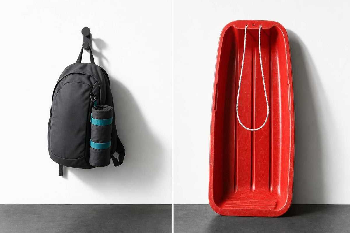 Assled vs Plastic Sled for Travel and Storage - snowfeet*