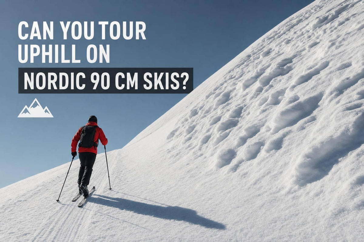 Can You Tour Uphill on NORDIC 90 cm Skis? - snowfeet*