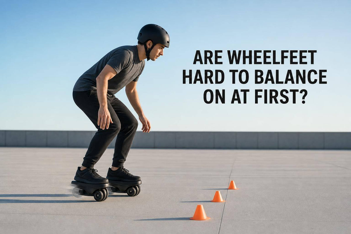 Are Wheelfeet Hard to Balance On at First? - snowfeet*