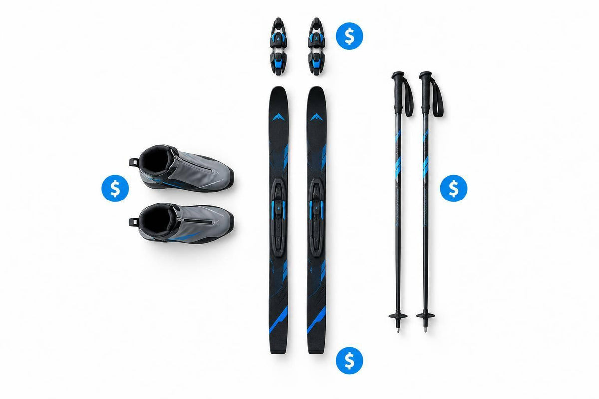 How Much Do NORDIC 90 cm Skate Skis Cost?
