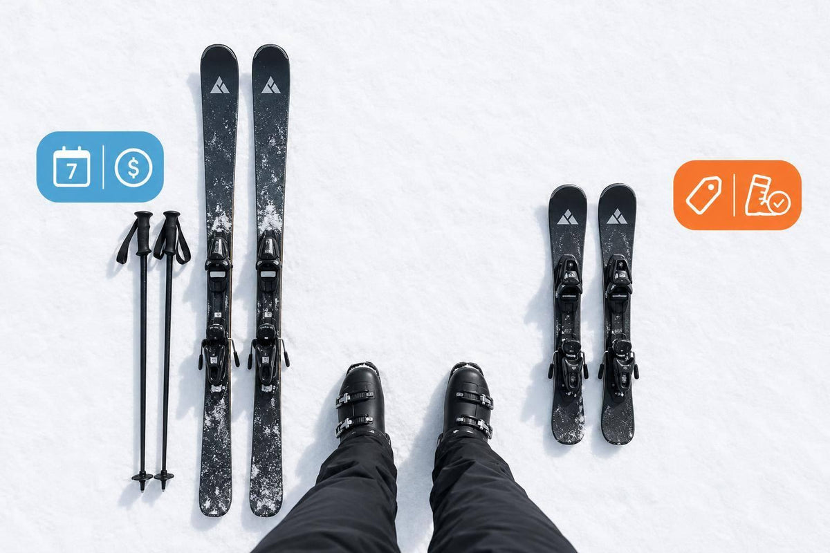 How Much Do Short Skis Cost vs Renting for a Week?