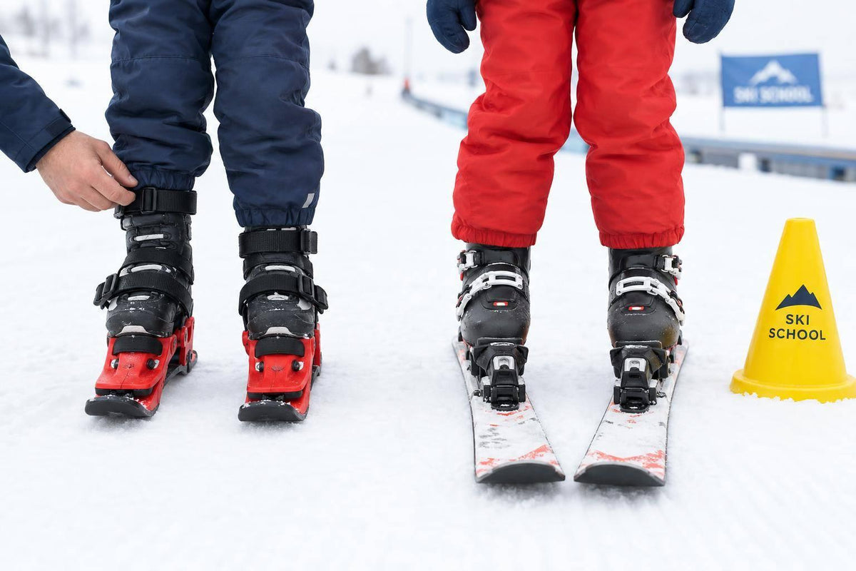 Mini Ski Skates vs Kids' Skis for Bunny Hills - snowfeet*