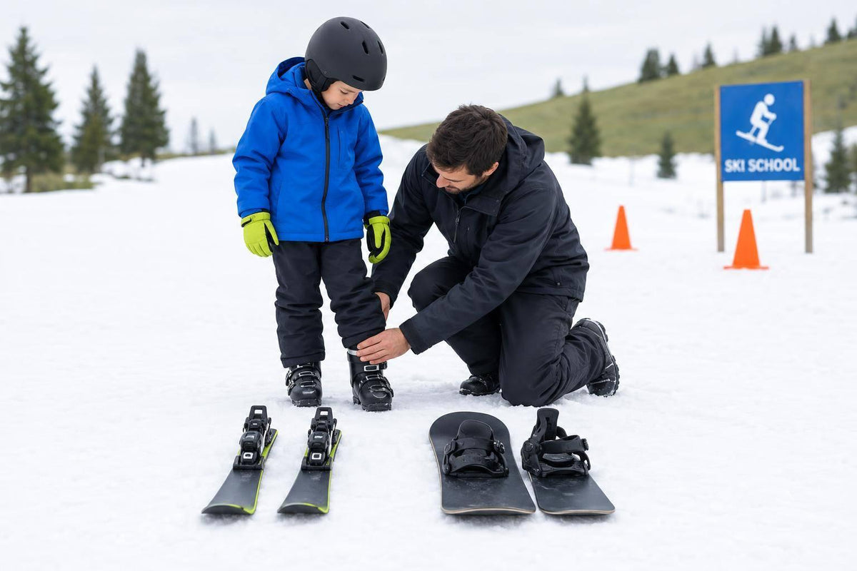 Are Short Skis Easier for Kids Than Snowboarding? - snowfeet*