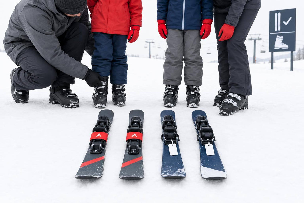 Family Ski Day on a Budget: Short Skis for Everyone