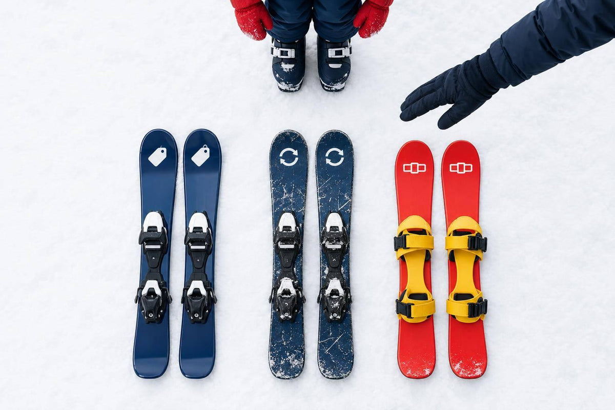 Short Skis for Kids: New vs Hand-Me-Down - snowfeet*